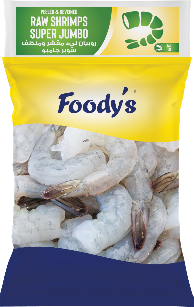 Foodys Frozen Super Jumbo Shrimps